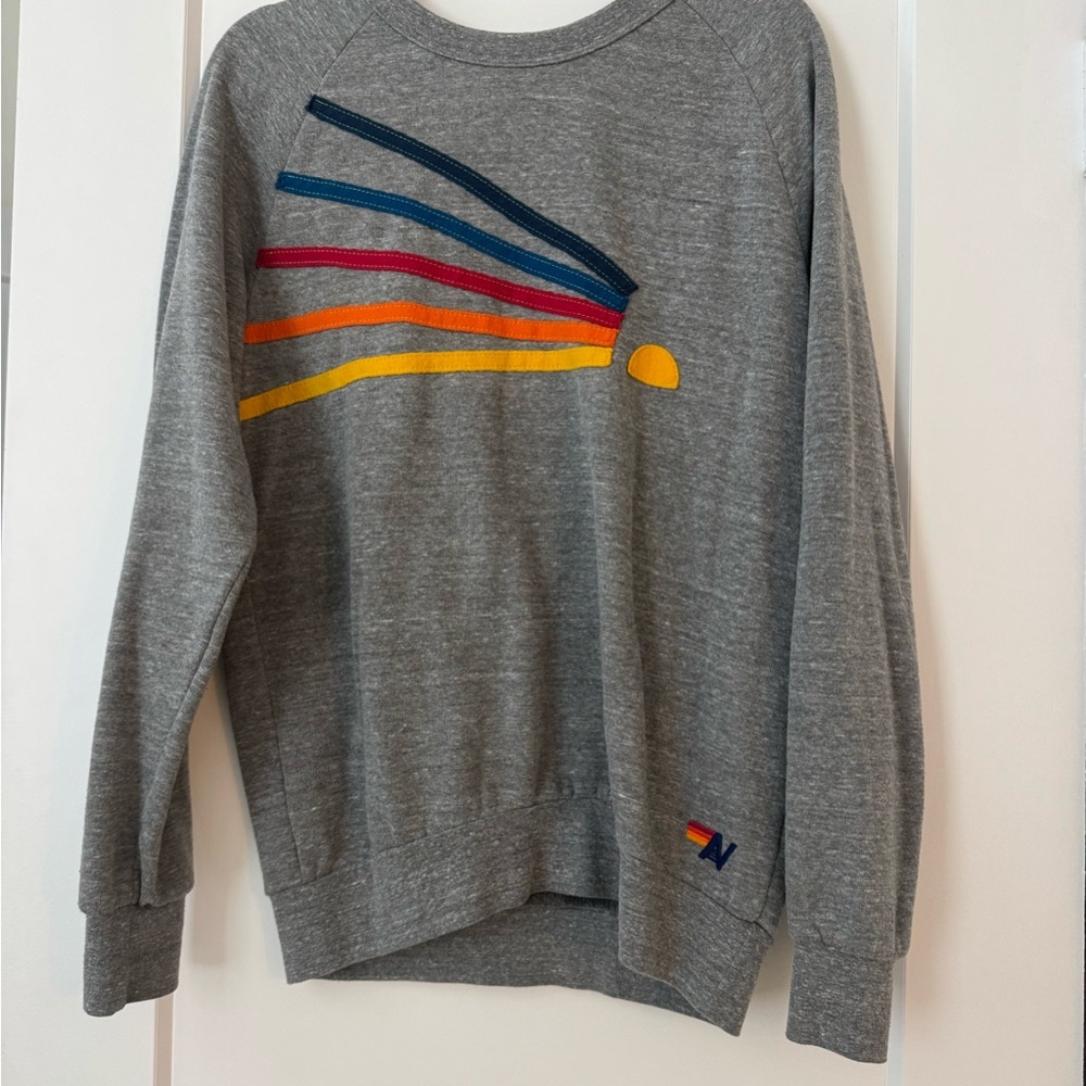 Aviator Nation grey sweatshirt
